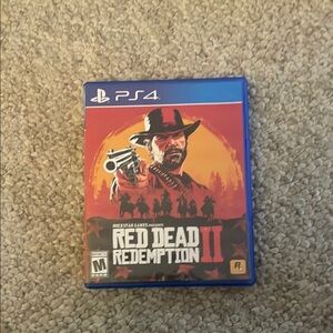 Red Dead Redemption II PS4 Game both disks